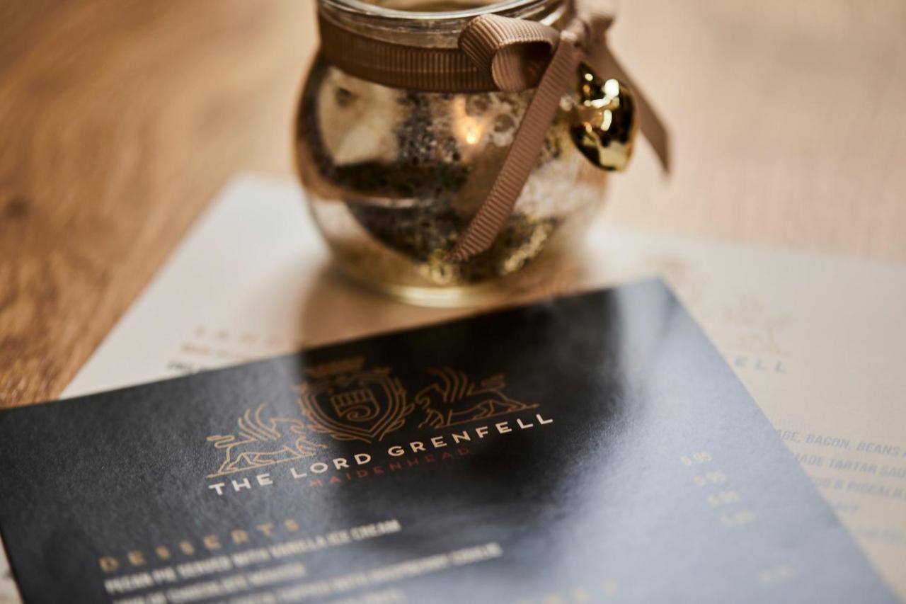 The Lord Grenfell Panzió Maidenhead Kültér fotó Menu